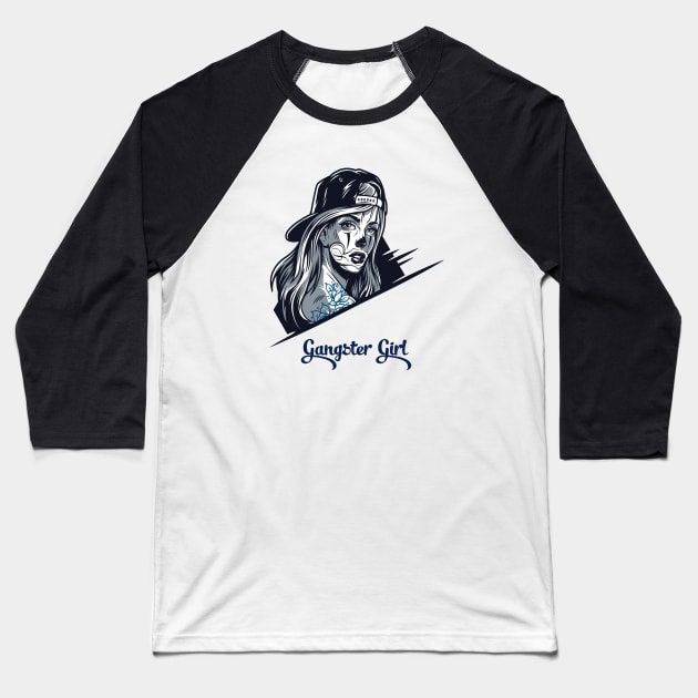 Gangster girl Baseball T-Shirt by This is store